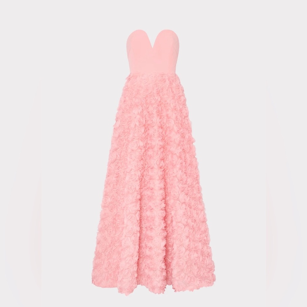 Milly Bell Mesh Rose Gown